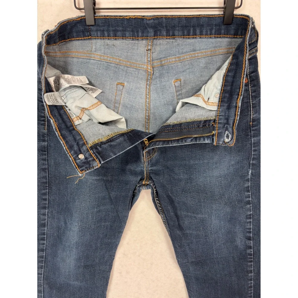 Levis 514 Straight Fit Jeans Mens 33x30 Dark Wash Blue Denim Pants